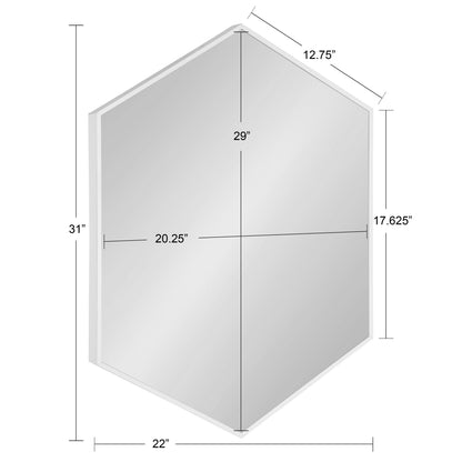 Rhodes Framed Hexagon Wall Mirror