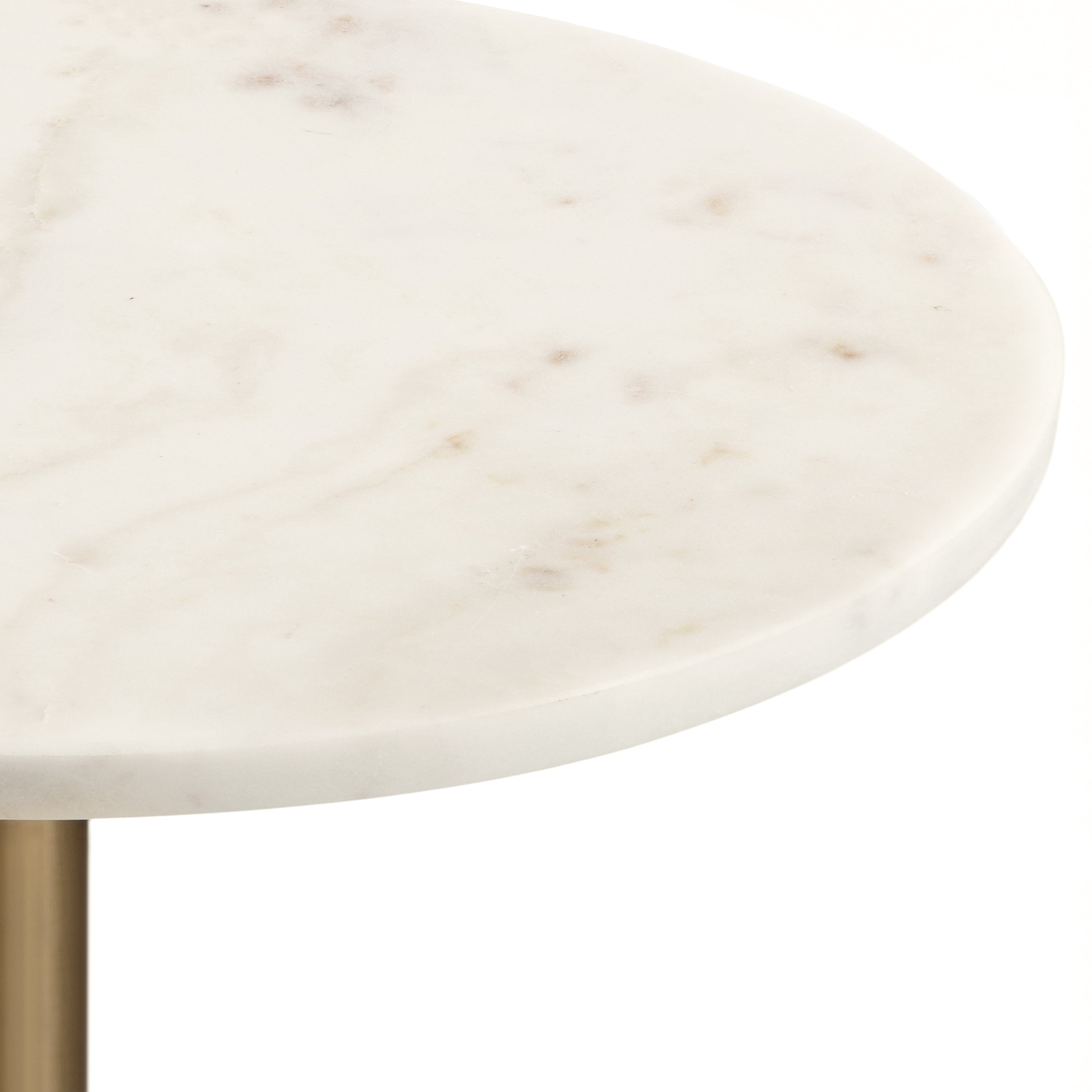 Engles Adjustable Marble Table and Plant Stand