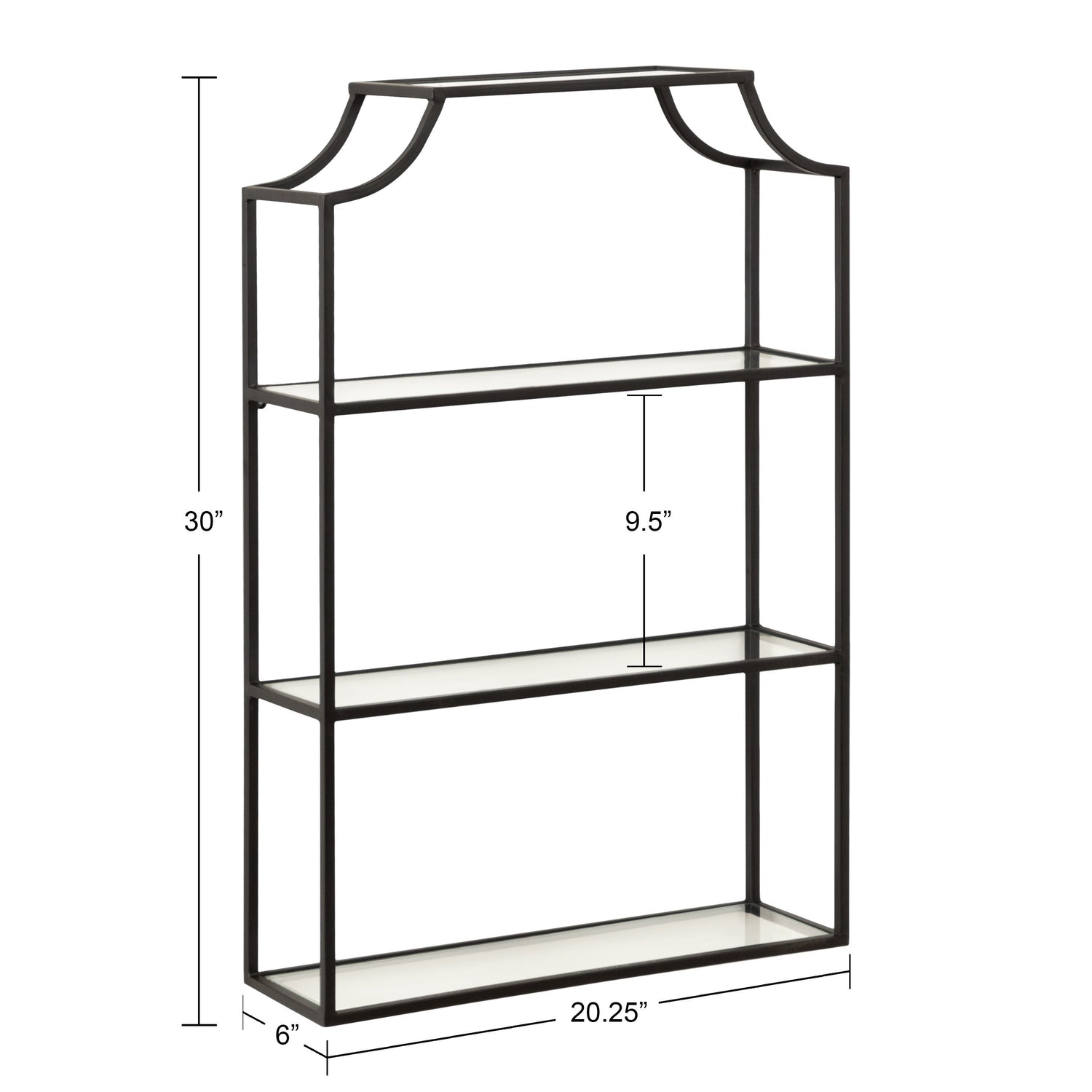Ciel Tiered Wall Shelf