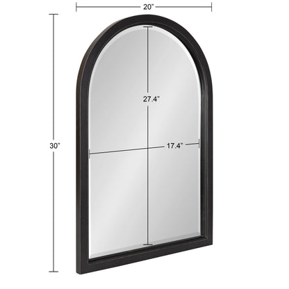 Hogan Wood Framed Arch Mirror