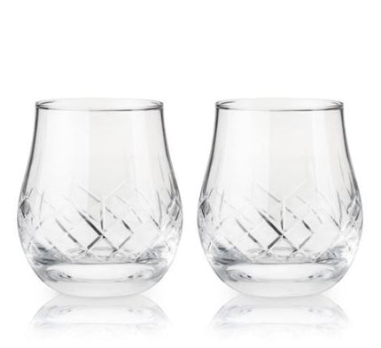 Admiral Crystal Heavyweight Bourbon Glasses