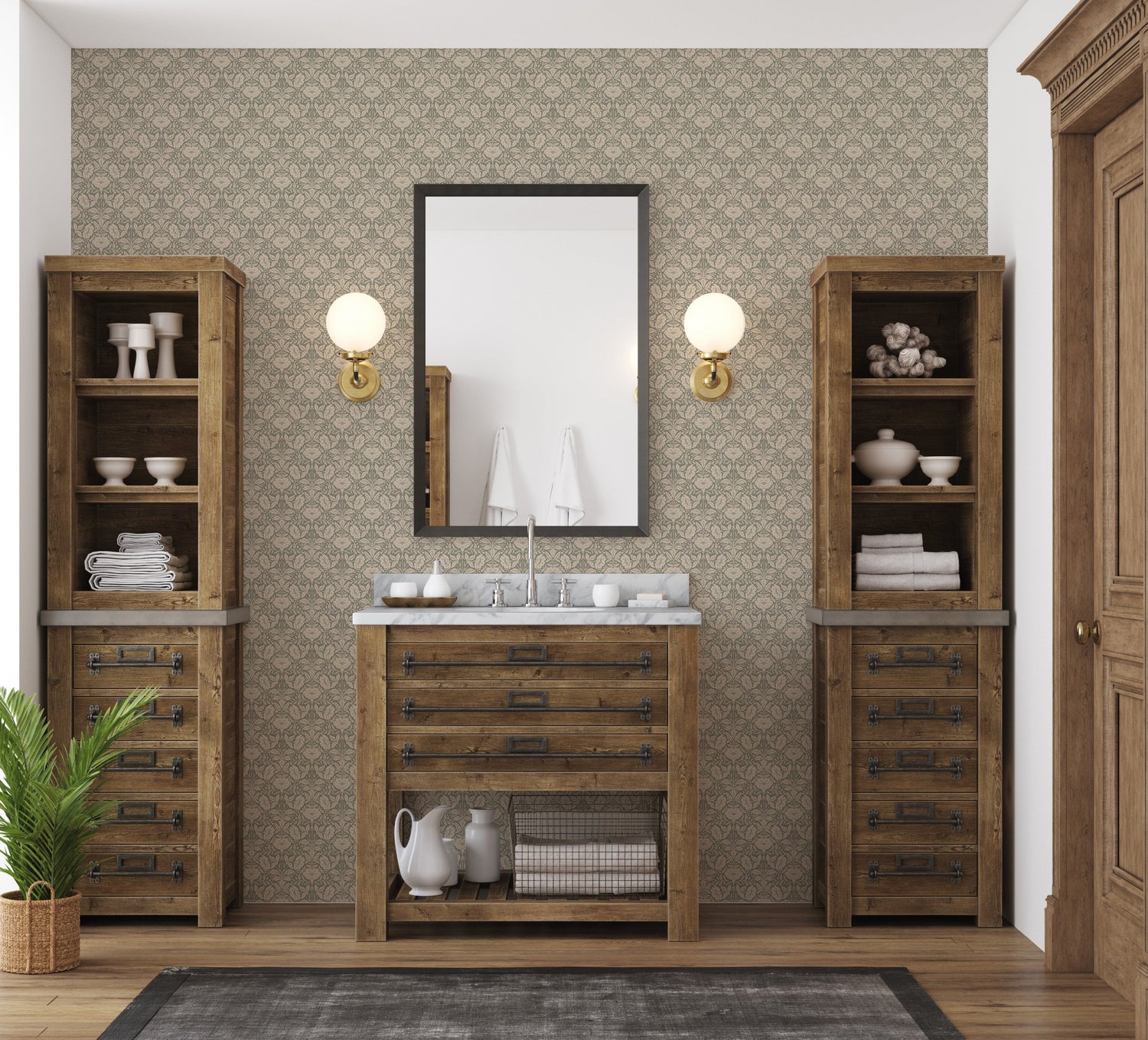Theodora Wallpaper by Daphne and Sage
