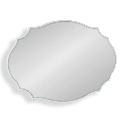 Leanna Scalloped Oval Wall Mirror