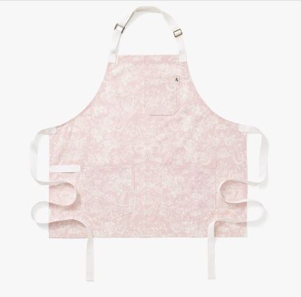LoveShackFancy Perennial Pink Cropped Essential Apron