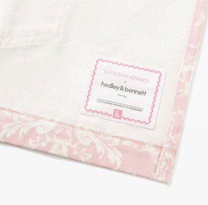 LoveShackFancy Perennial Pink Cropped Essential Apron
