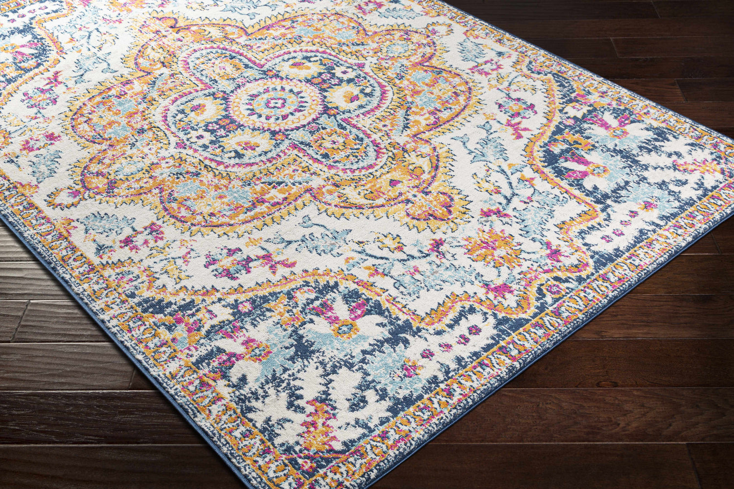 Pimperne Traditional Medallion Area Rug - Clearance