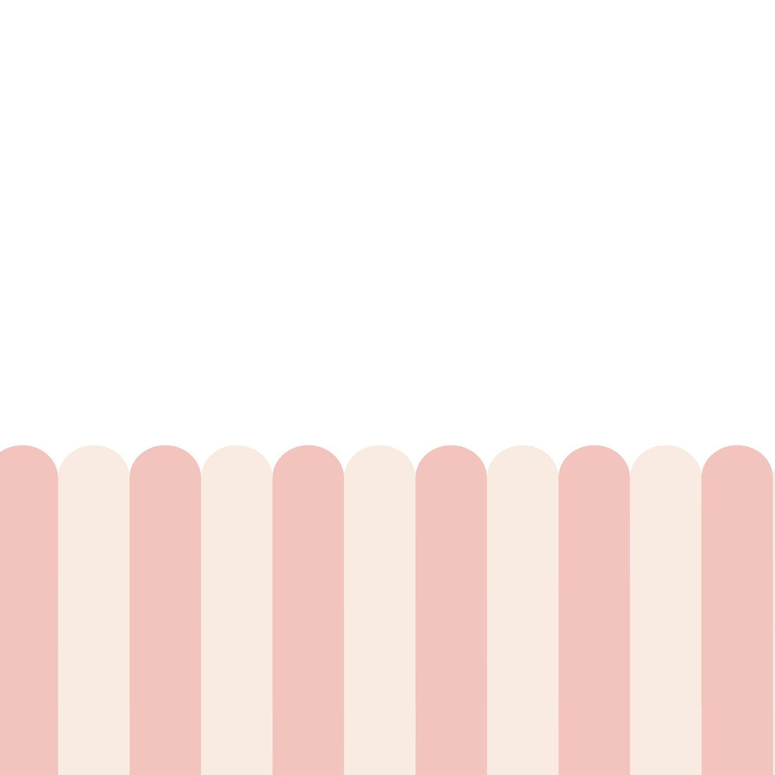 Playful Pickets (Pink) Wallpaper - 8 FT H X 36.4 FT W LUXE P&amp;S