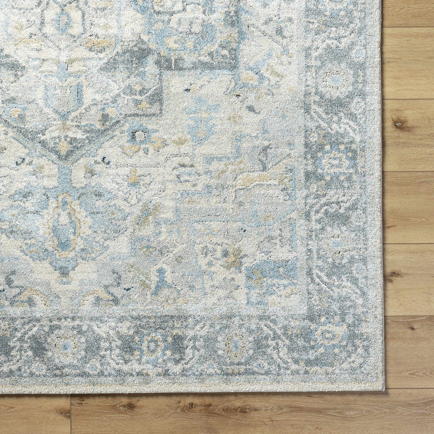 Akshay Light Gray Thick Luxe Area Rug
