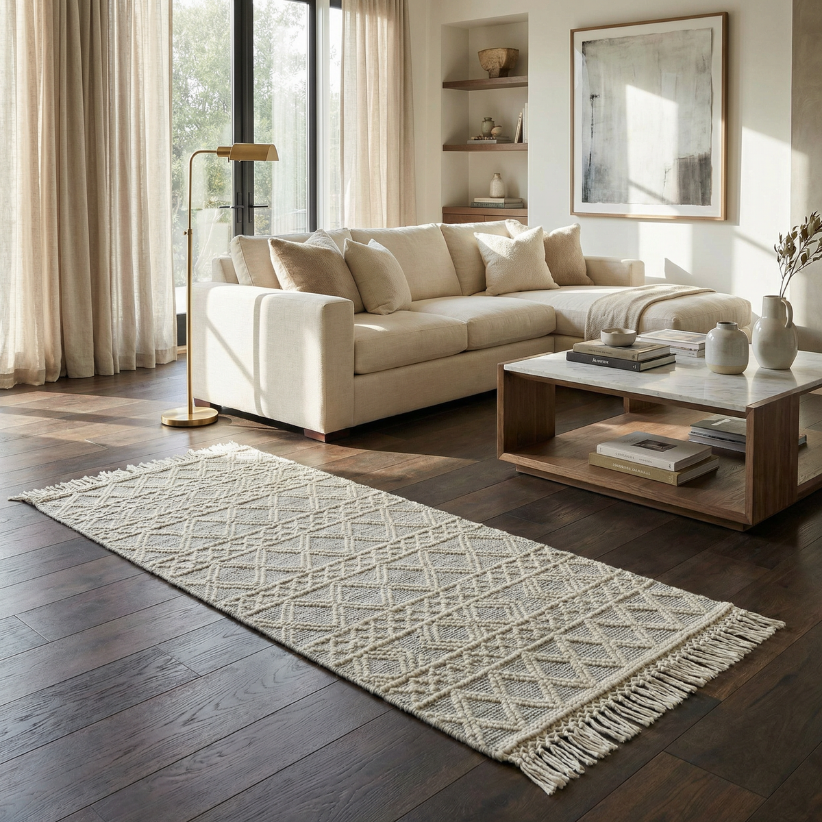 Cameo Scandi Wool Rug - Clearance