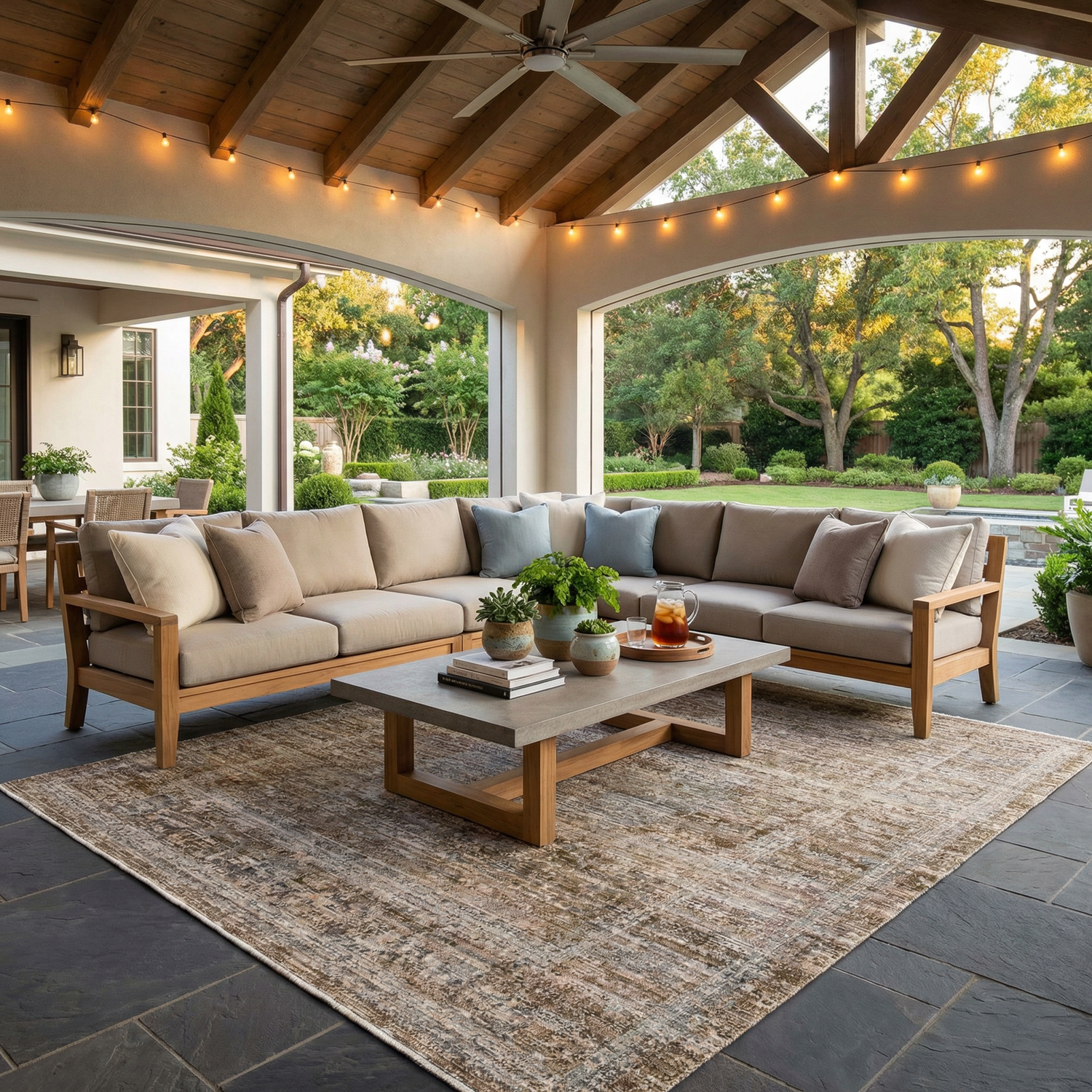 Aistys Washable Outdoor Area Rug - Clearance