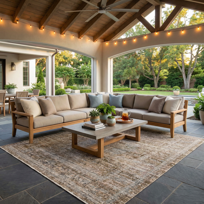 Aistys Washable Outdoor Area Rug - Clearance