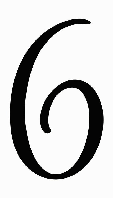 Number 6- Signature Sign Address Icon