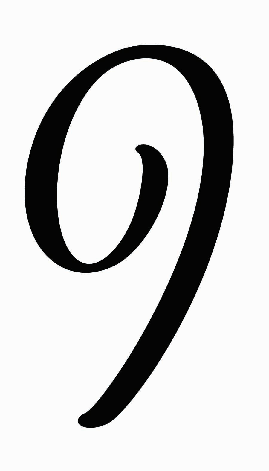 Number 9- Signature Sign Address Icon