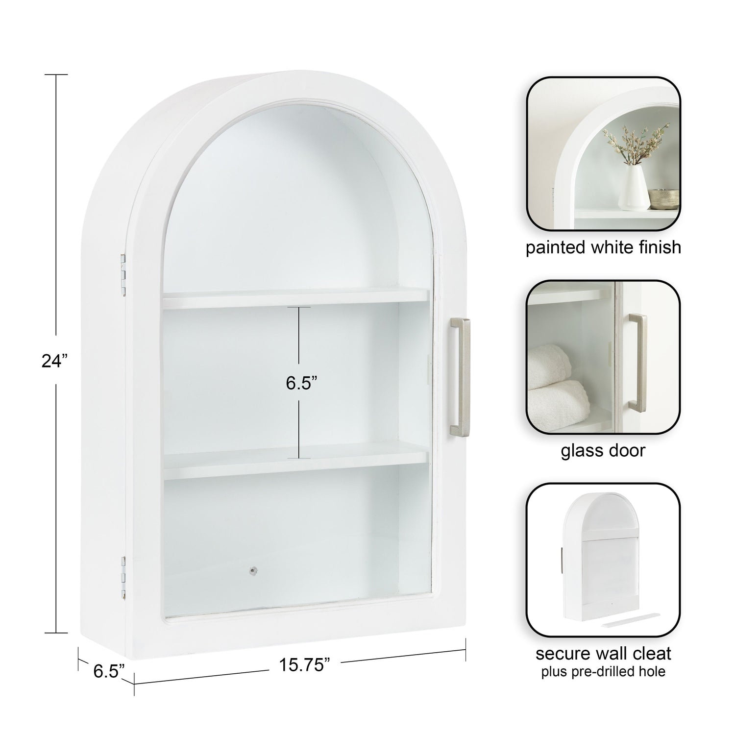 Arcott Arch Wall Cabinet