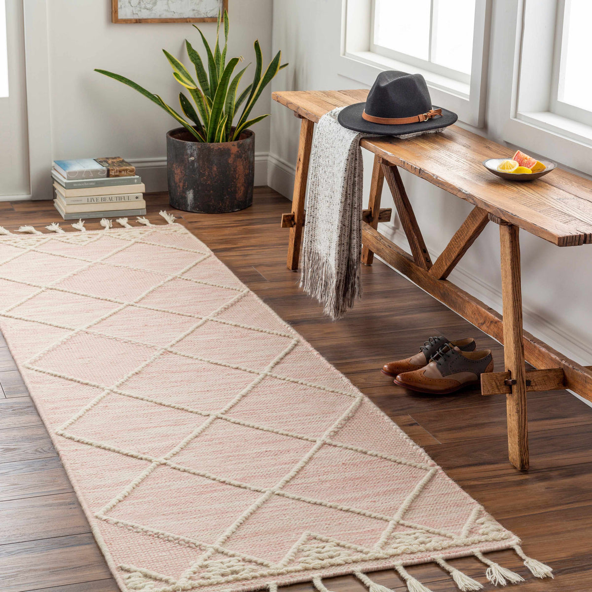 Pupukea Tasseled Jute&amp;Wool Rug - Clearance