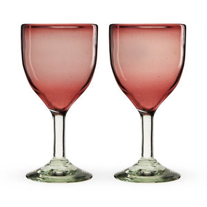 Rosado Stemmed Wine Glass Set by Twine Living