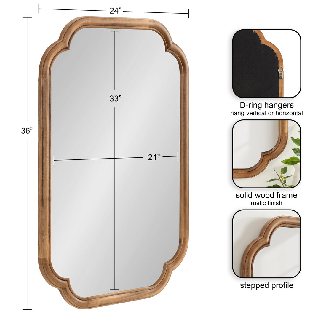 Glenby Scallop Wall Mirror