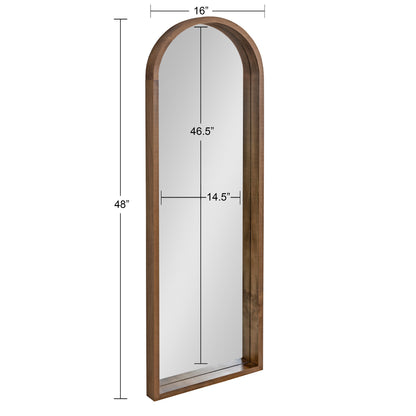 Hutton Wood Framed Arch Mirror