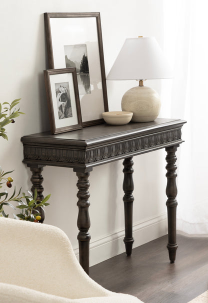 Patresa Carved Wood Console Table