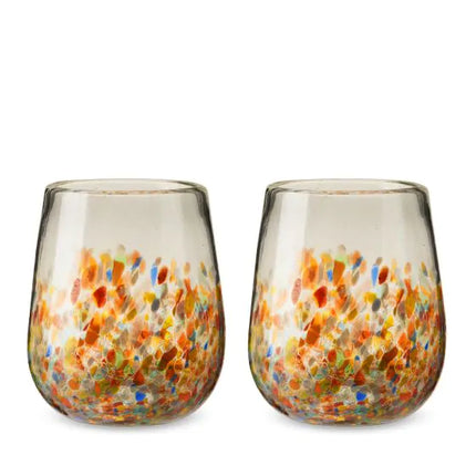 Artistico Recycled Stemless Wine Glass Set