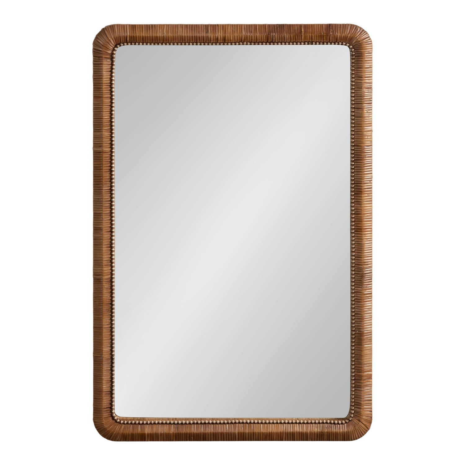 Rahfy Beaded Rectangle Framed Mirror
