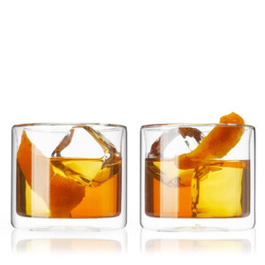 Double Walled Old Fashioned Glasses