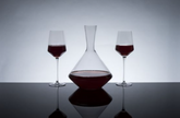 Raye Crystal Angled Bordeaux Glasses