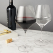 Raye Crystal Angled Burgundy Glasses