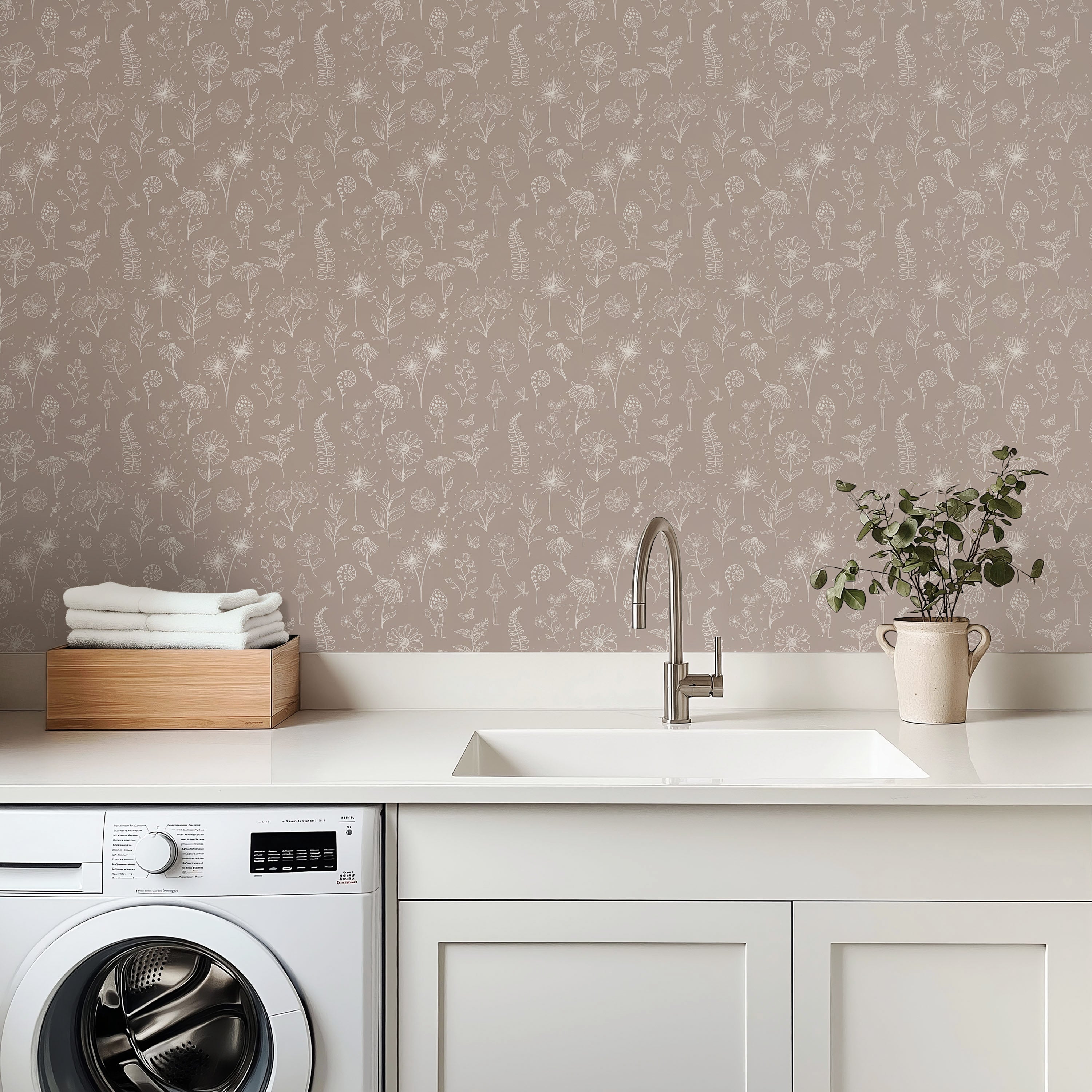 Kaila Wallpaper by Painted Hawk Design
