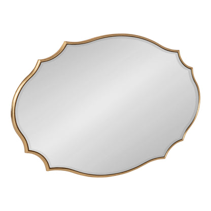 Leanna Scalloped Oval Wall Mirror
