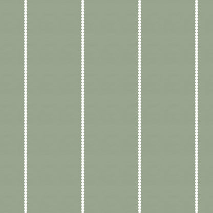 Pinstripe Dot (Green) Wallpaper