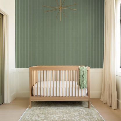 Pinstripe Dot (Green) Wallpaper