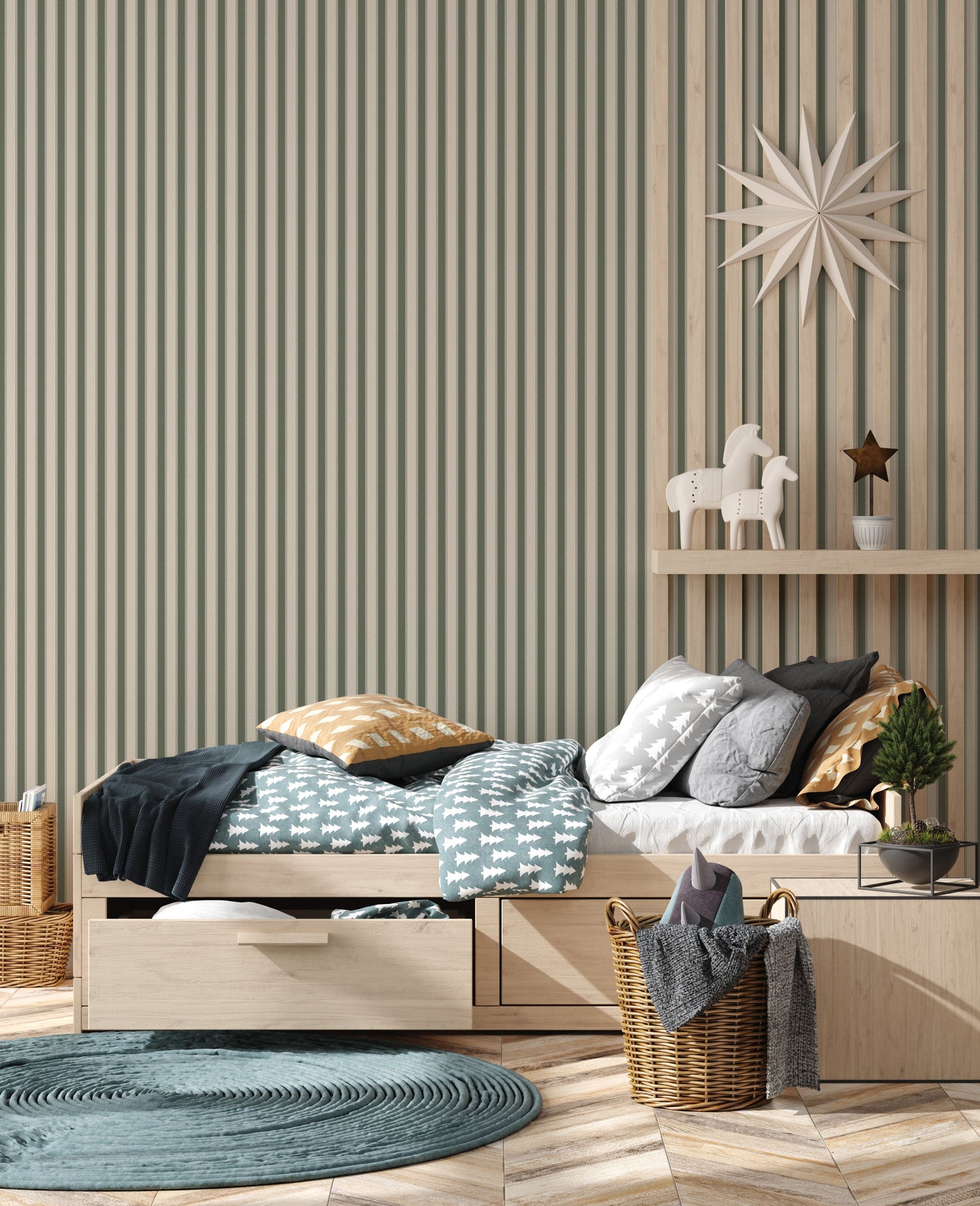 Curt Wallpaper by Hailey Kiefer Designs
