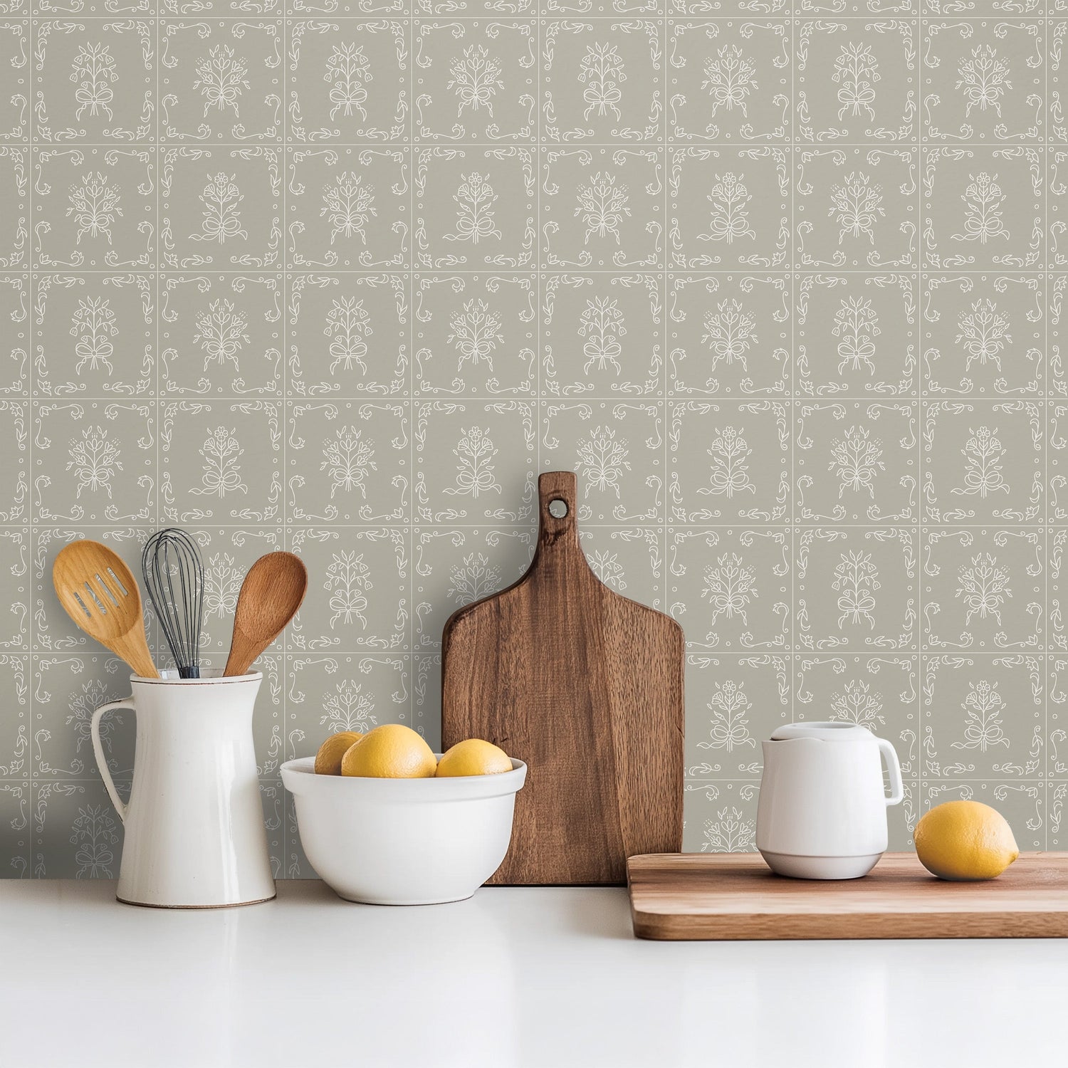 Wrenna Wallpaper by Quirky Paisley Designs