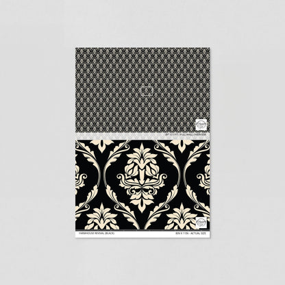 Farmhouse Revival (Black) Wallpaper