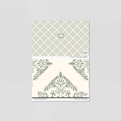 Thrifted Meadow (Sage) Wallpaper