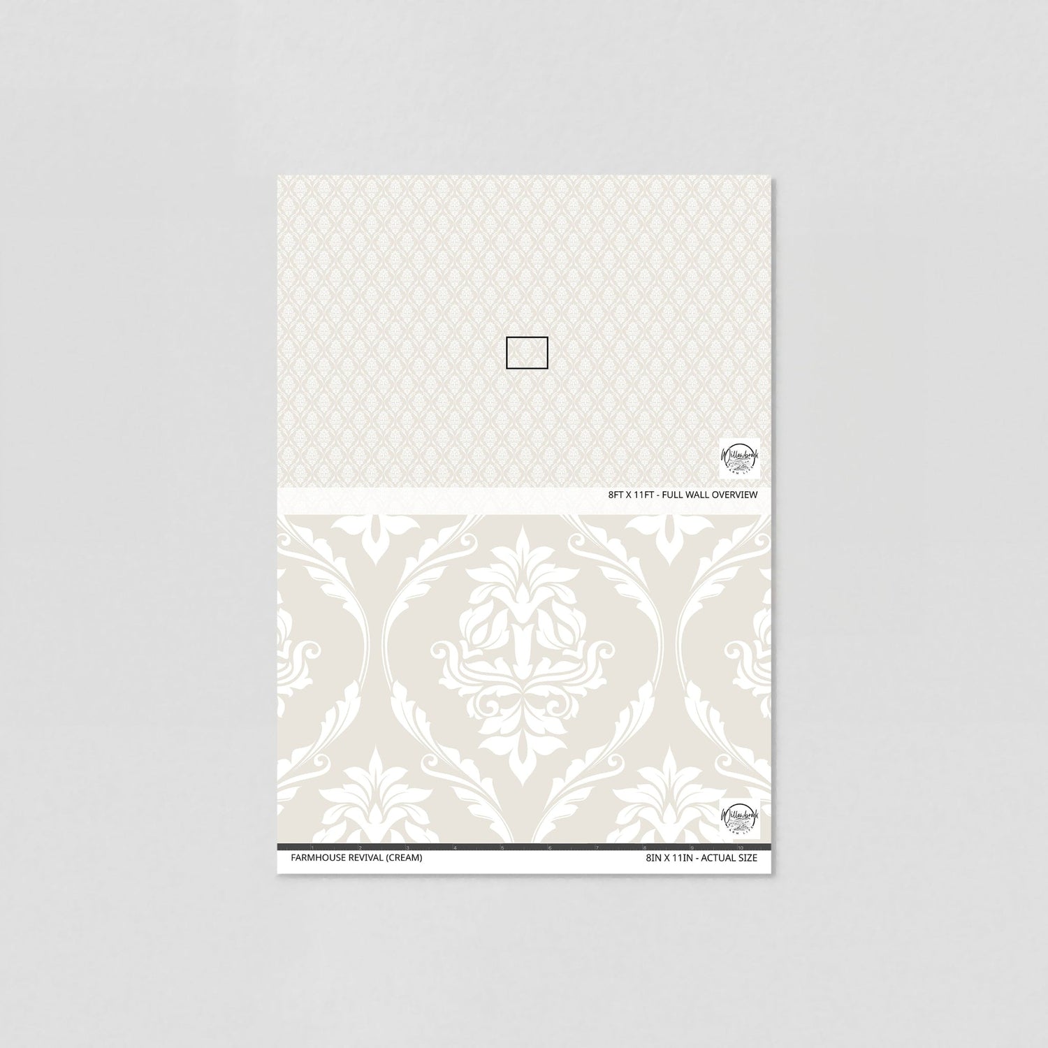 Farmhouse Revival (Cream) Wallpaper
