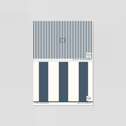Landis Lane (Dark Blue) Wallpaper