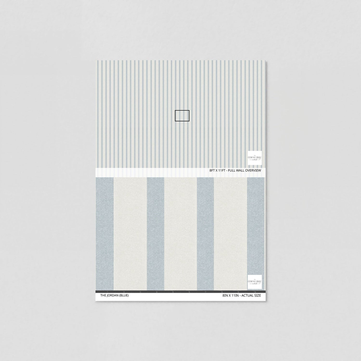 The Jordan (Blue) Wallpaper - 18 FT H X 4.75 FT W P&amp;S