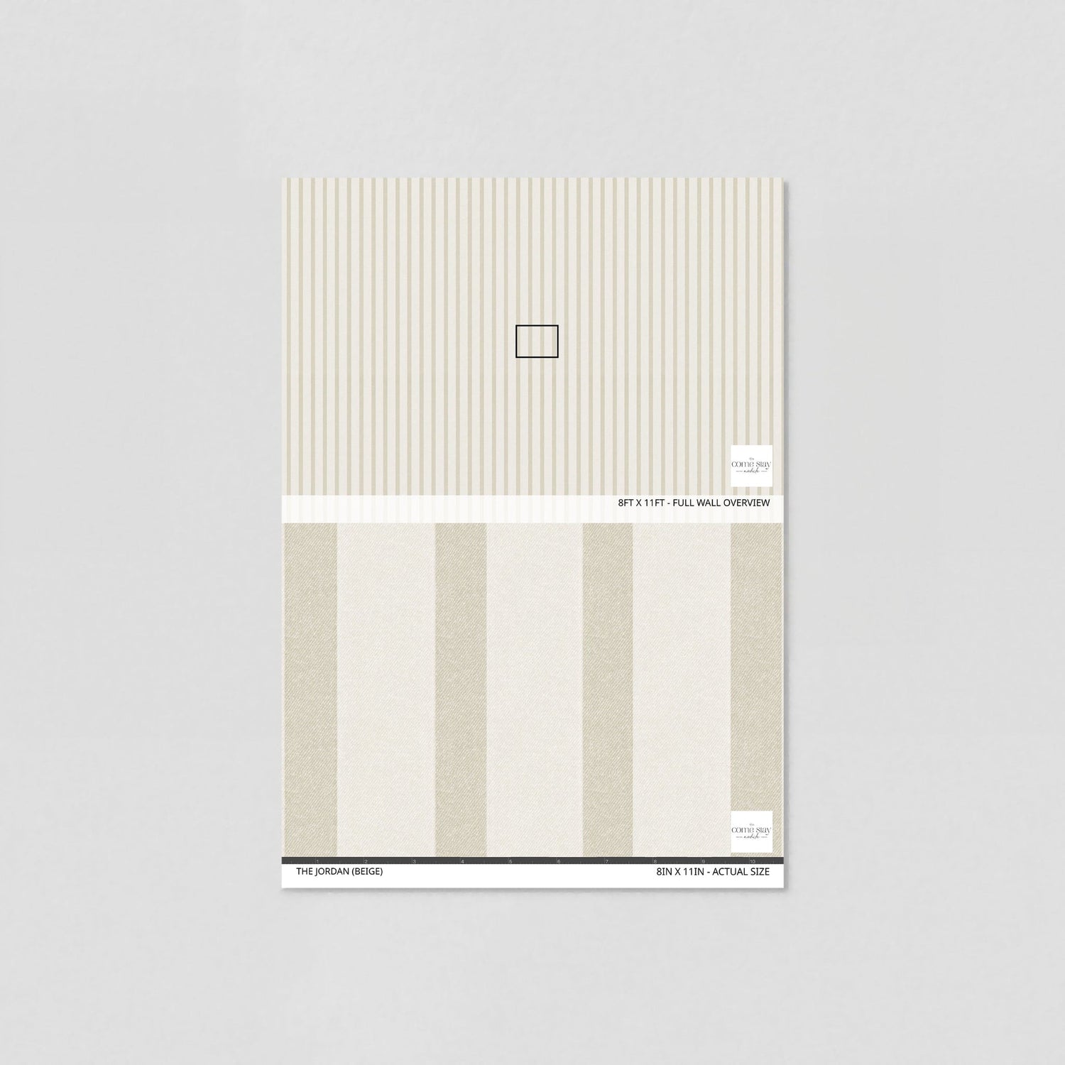The Jordan (Beige) Wallpaper