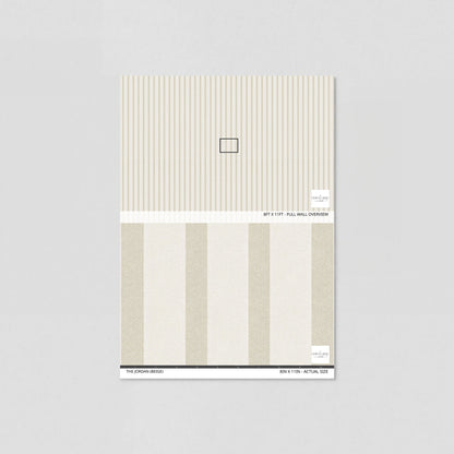 The Jordan (Beige) Wallpaper