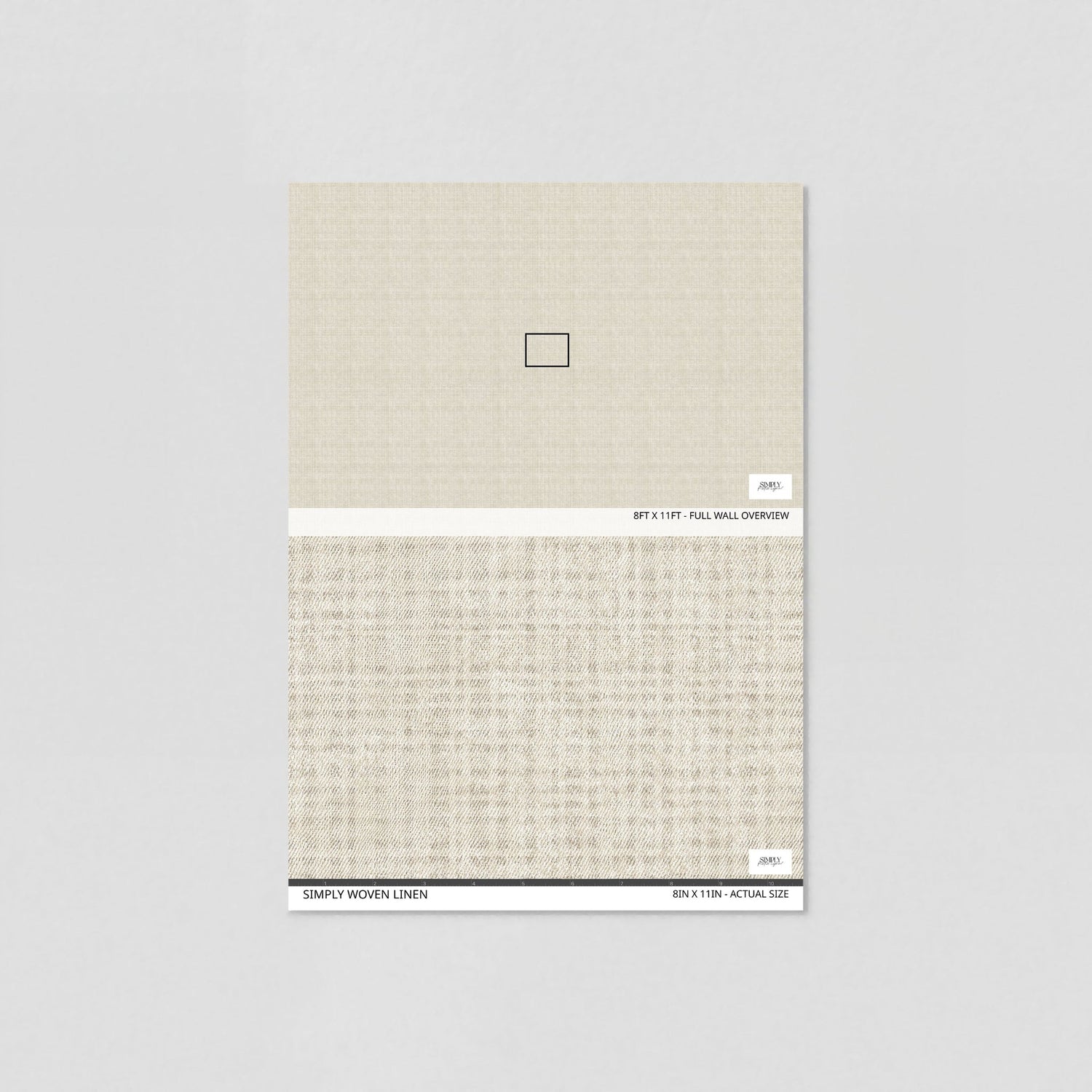 Simply Woven Linen Wallpaper