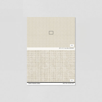 Simply Woven Linen Wallpaper