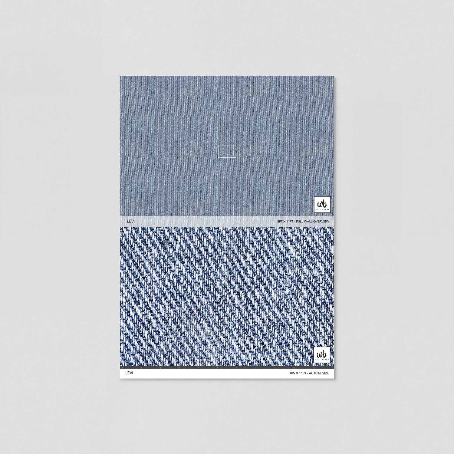 Levi Wallpaper - 2 FT H X 22 FT W P&amp;S