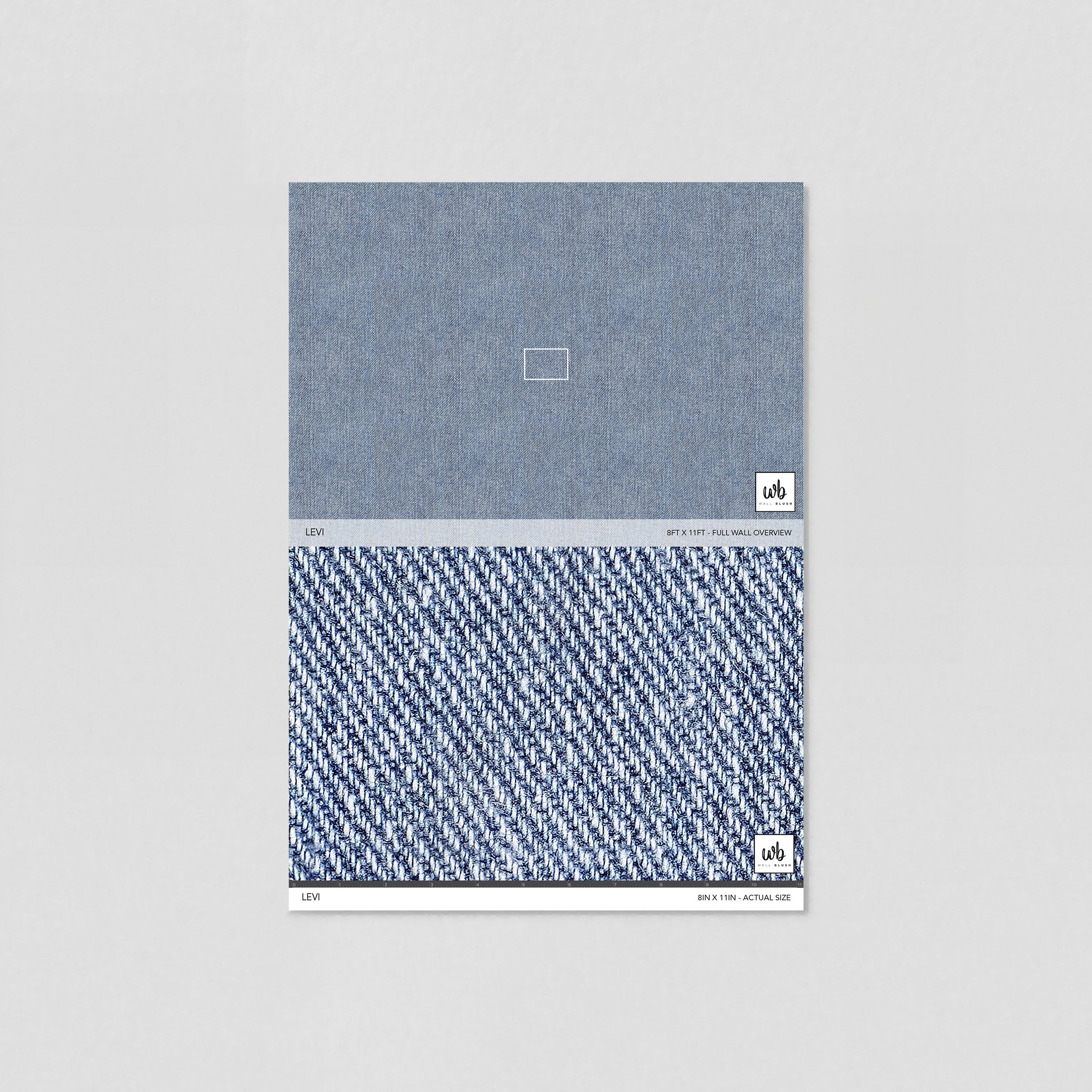 Levi Wallpaper - 2 FT H X 22 FT W P&amp;S