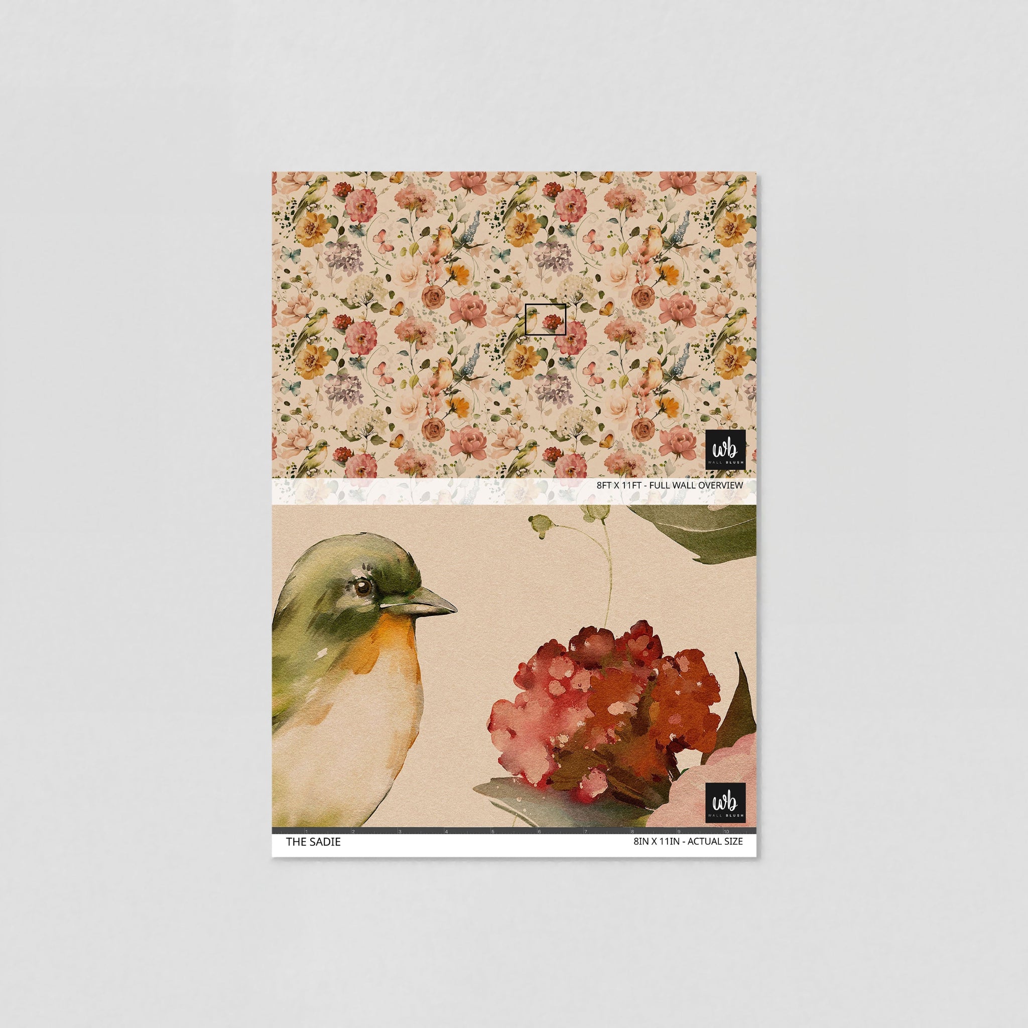 The Sadie Wallpaper - 4 FT H X 19 FT W P&amp;S