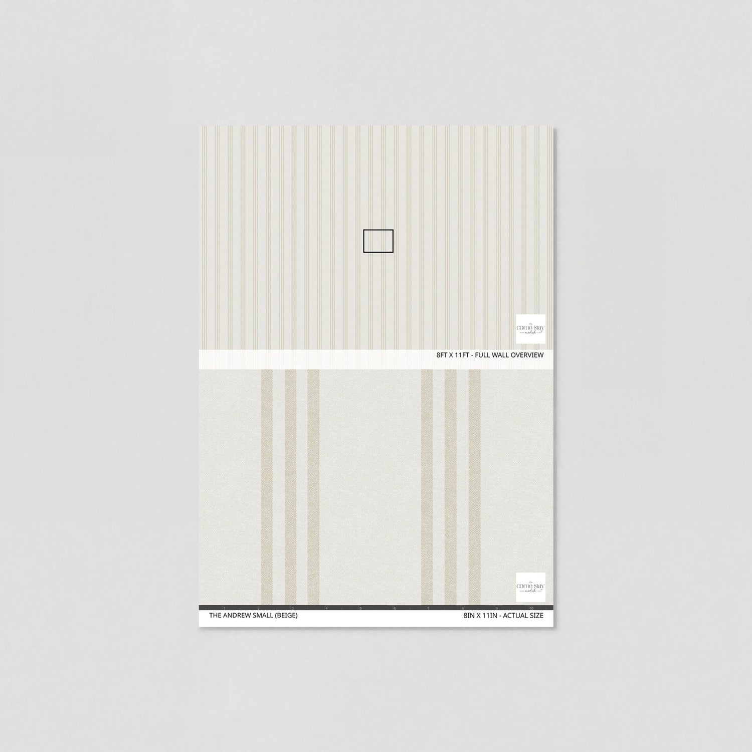 The Andrew Small (Beige) Wallpaper