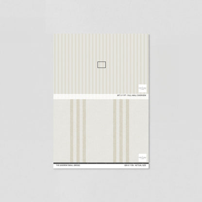 The Andrew Small (Beige) Wallpaper