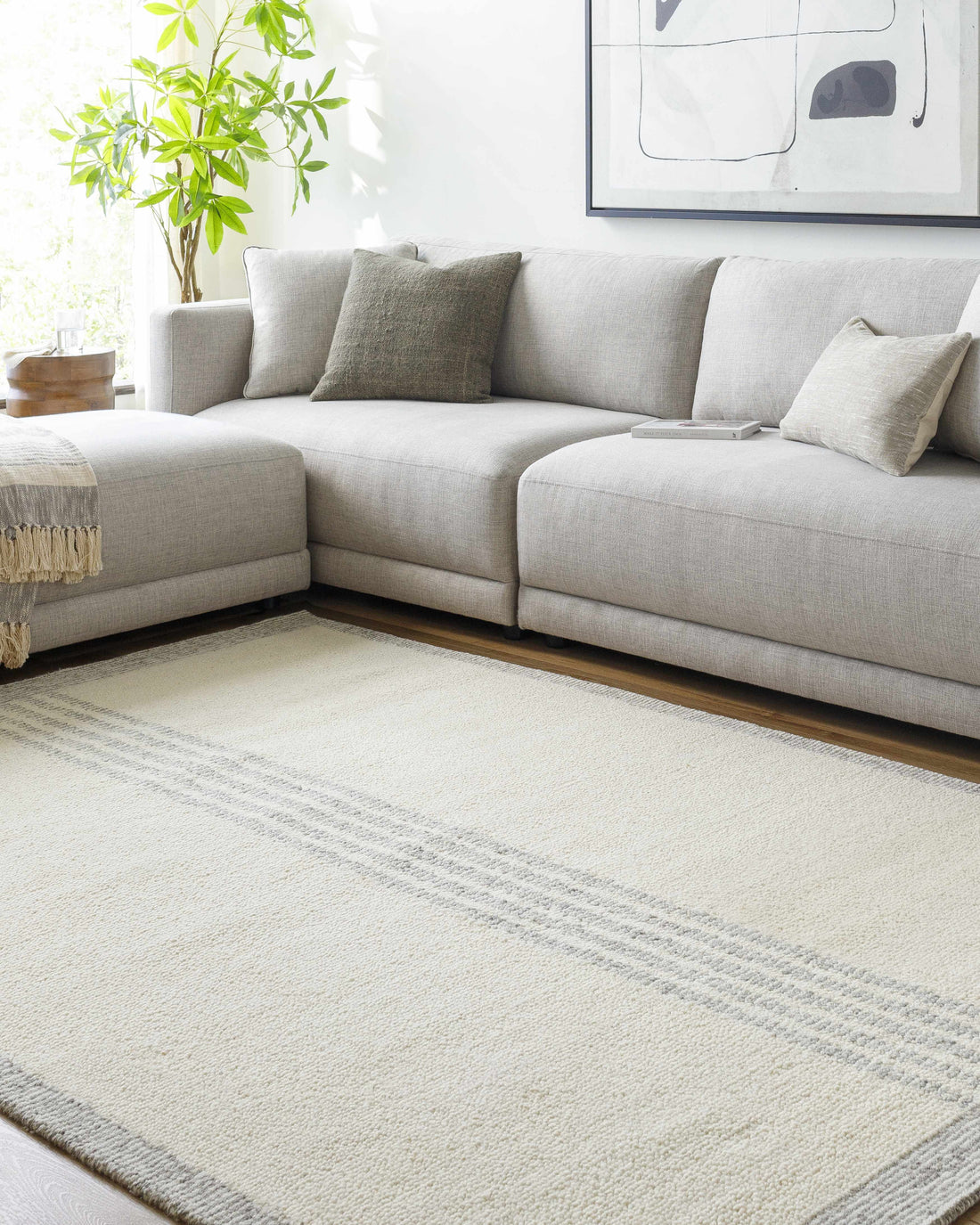 Ande Cream Area Rug - Clearance