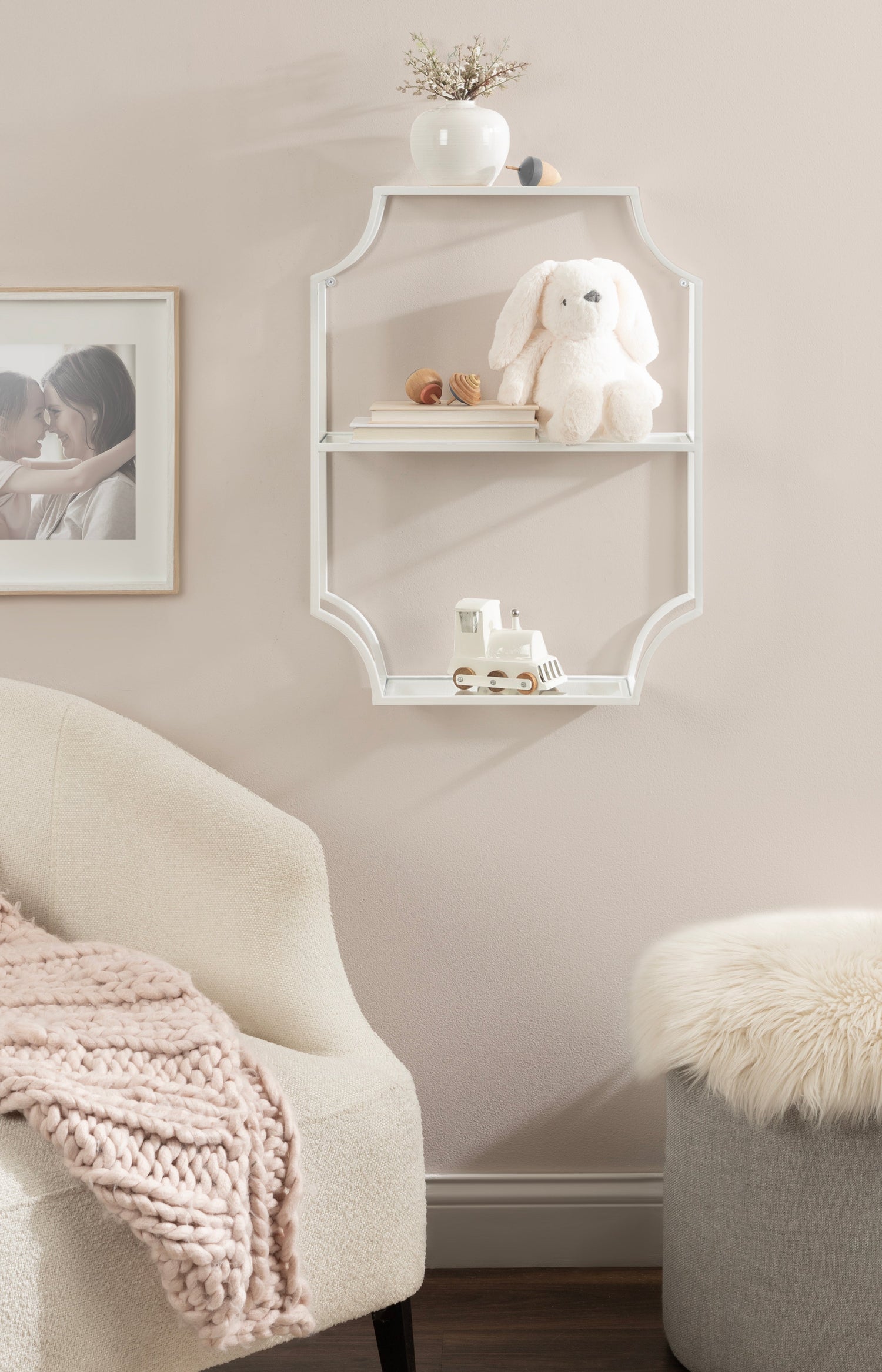 Ciel Metal Wall Shelf